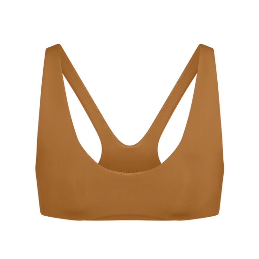 Women's Left on Friday Far Out Top in Color Tan Lines Medium